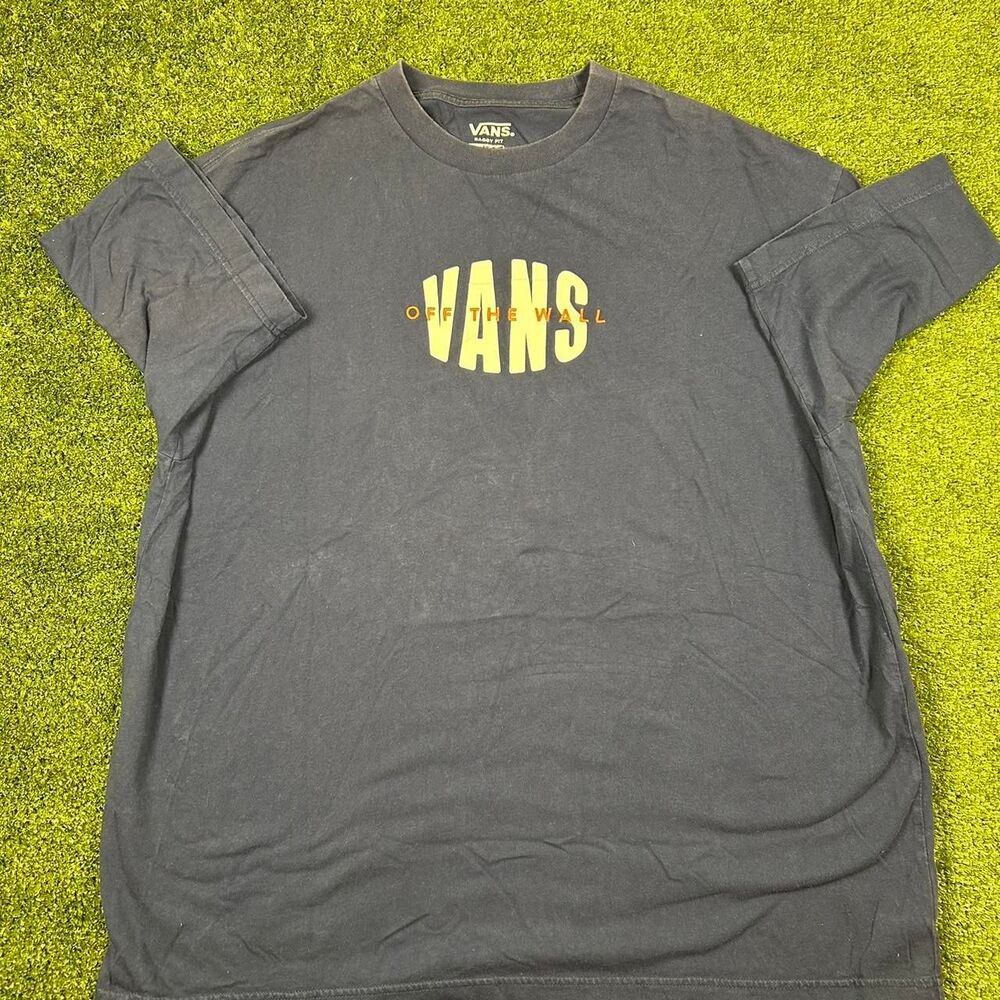 Vans Men's Navy and Blue T-shirt